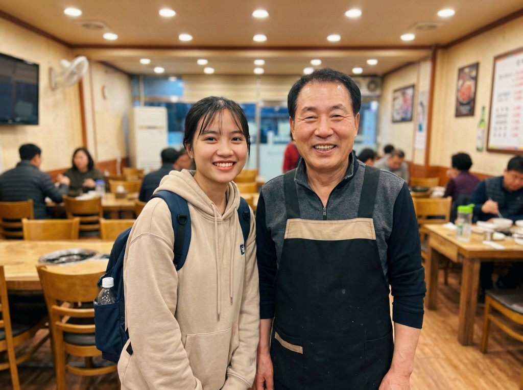 한국에서 생활하는 베트남 유학생